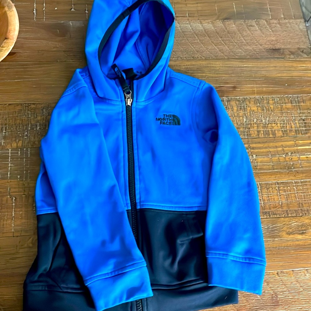 The North Face toddler boys zip up jacket.